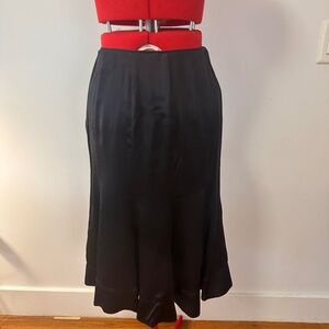 ZARA silky, black skirt with a little flare